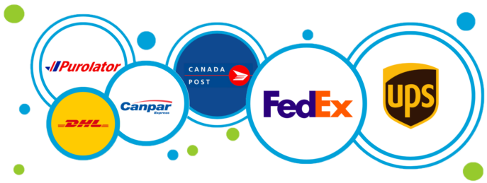 Various Shipping Carrier Logos