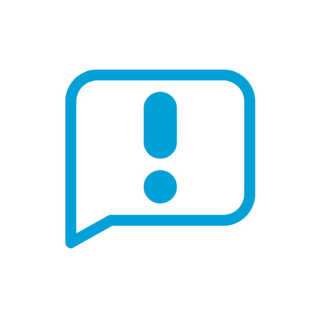 Blue Exclaimation Mark