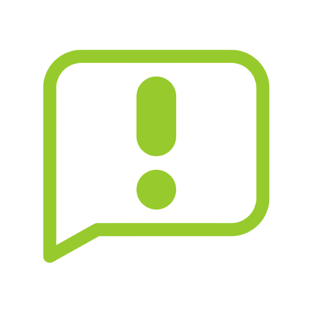 Green Exclaimation Mark